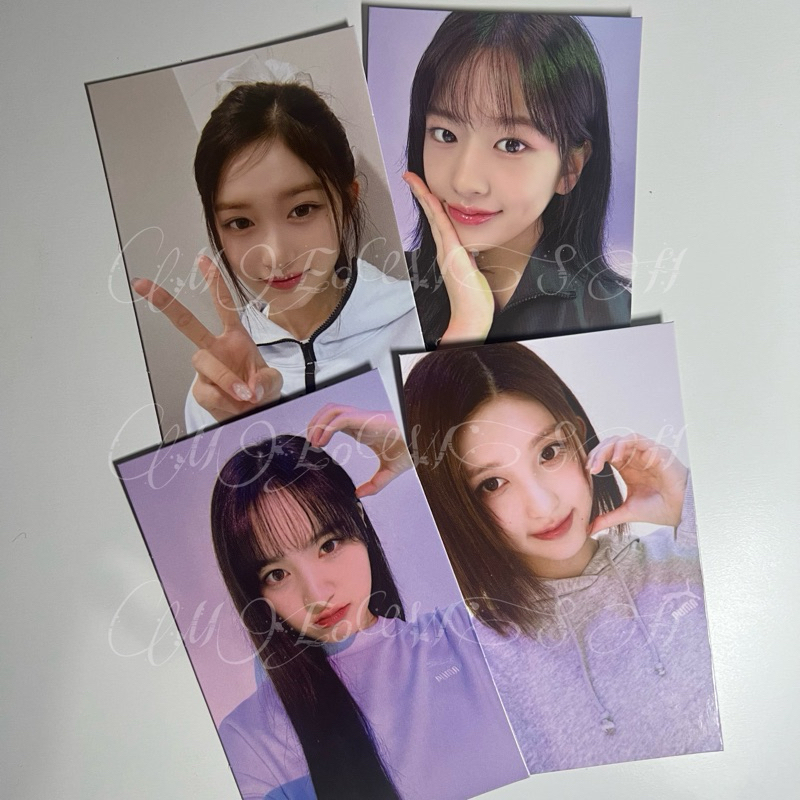 ive photocard puma teveris nitro pc liz leeseo ahn yujin gaeul kpop girlgroup