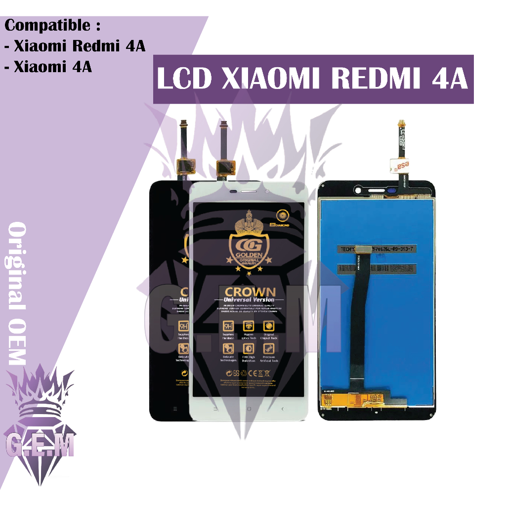 LCD REDMI 4A / LCD TOUCHSCREEN FULLSET XIAOMI REDMI MI4A REDMI 4A COMPLETE ORIGINAL