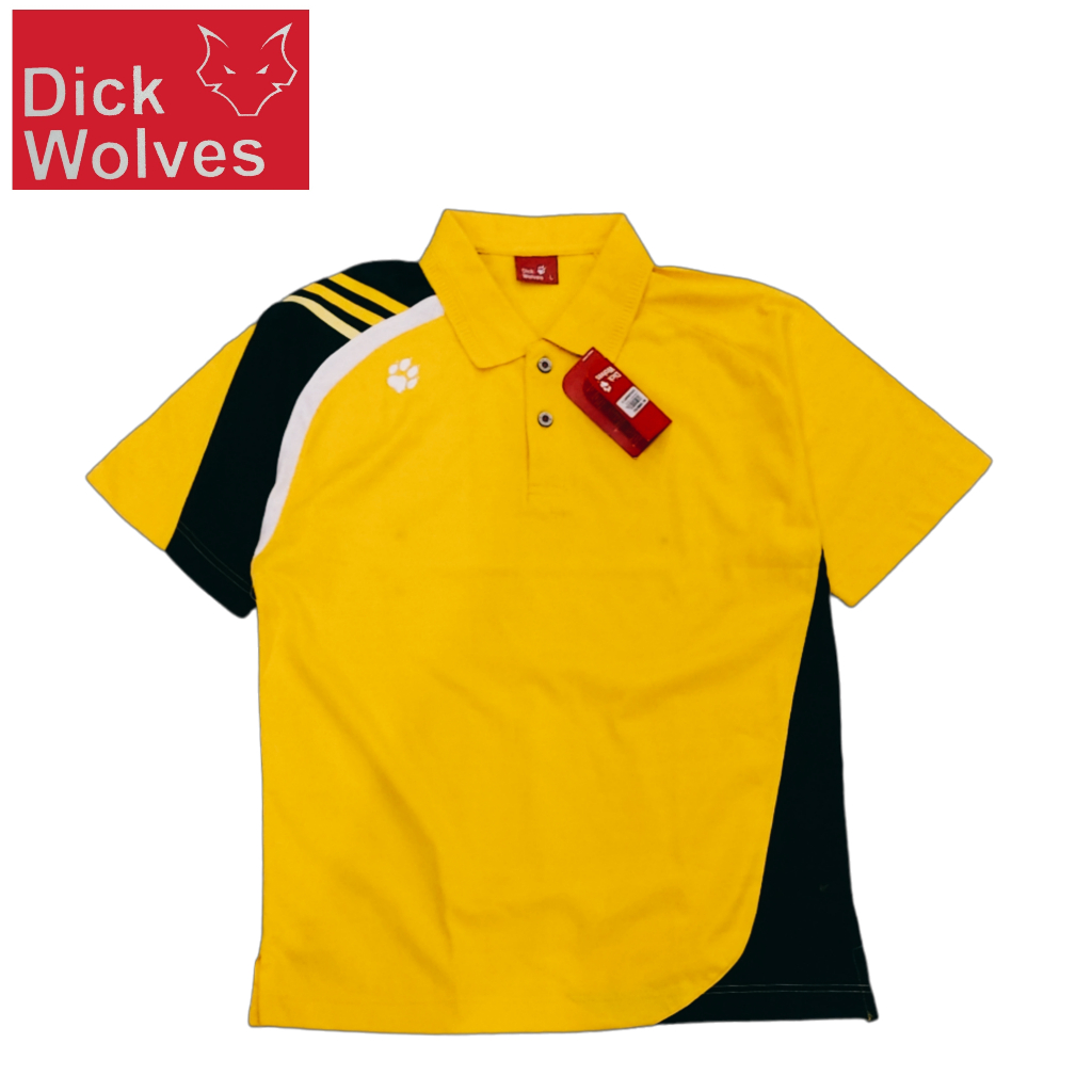 Dick Wolves Kaos Kerah Polo Shirt Kuning Bonera (unisex)
