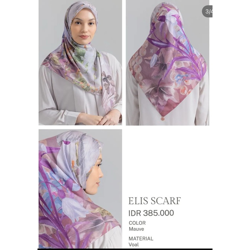 ELIS SCARF RIA MIRANDA, NEW ORIGINAL  WITH BOX