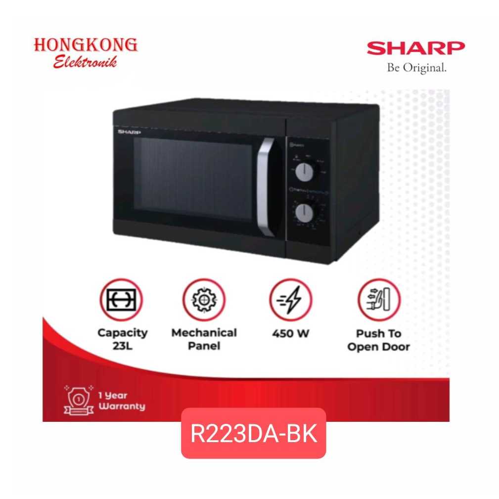 MICROWAVE SHARP 23 LITER R-223DA-BK