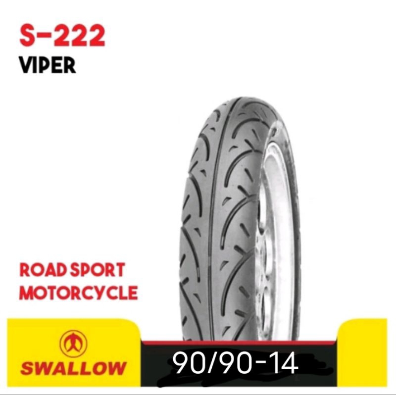 BAN LUAR TUBELESS SWALLOW 90/90-14