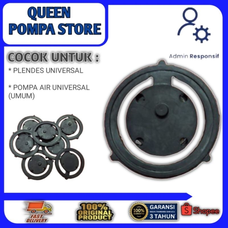 KARET KLEP TABOK  PLENES POMPA AIR SANYO, SHIMIZU 116/128/135/221 ORIGINAL