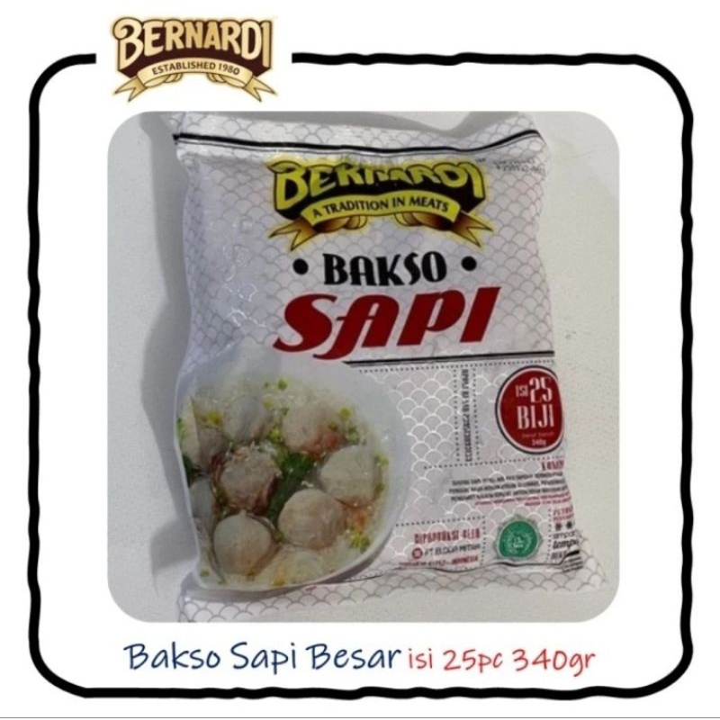 

Bernardi Bakso Sapi Besar isi 25pc 340g