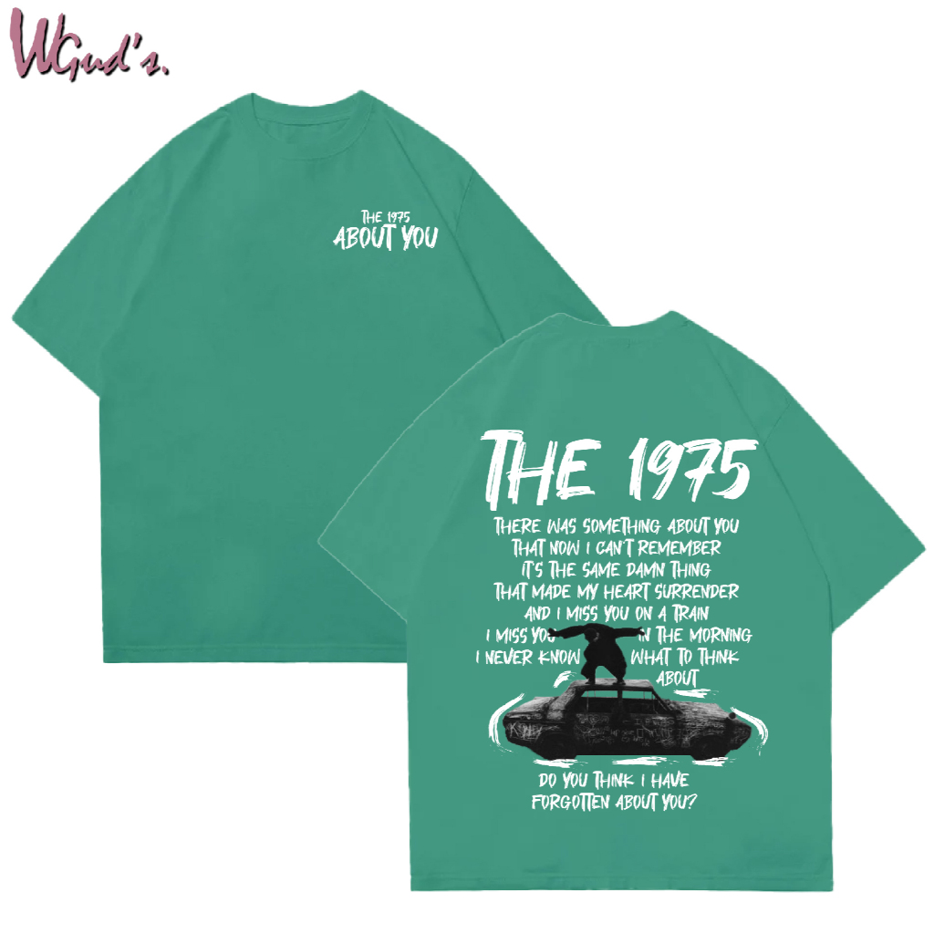 WGUD'S Cotton Combed 30S T-shirt ABOUT YOU [sablon DTF] Unisex Pria & Wanita *PREMIUM QUALITY*-SAGE GREEN