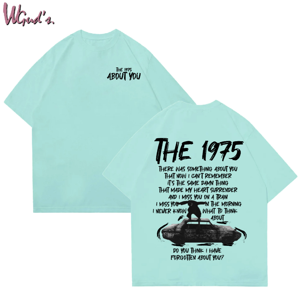 WGUD'S Cotton Combed 30S T-shirt ABOUT YOU [sablon DTF] Unisex Pria & Wanita *PREMIUM QUALITY*-BABY TOSCA