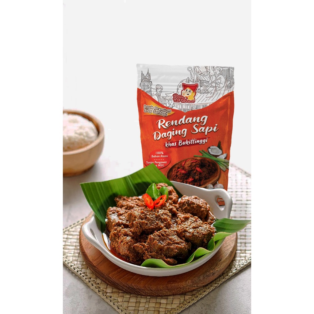 

[200gr] Rendang Padang Asli Khas minang Dapur Ambu | Rendang Daging 200gr (Mini Size) | Rendang Daging Sapi 200 gram| Rendang PADANG 200gr - PREMIUM 100% HALAL | RENDANG DAGING SAPI | Rendang daing sapi Khas Bukittinggi | Rendang Daging Sapi Asli Padang