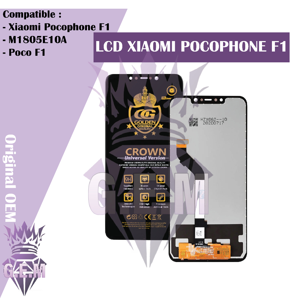 LCD TOUCHSCREEN XIAOMI POCOPHONE F1 / LCD POCOPHONE F1 / LCD POCO F1 FULLSET ORIGINAL