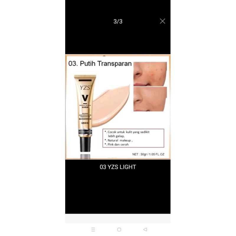 ✨ Instantercepat/0YZS Original Foundation Gilding And Concealer Liquid Foundation Moisturizing Water