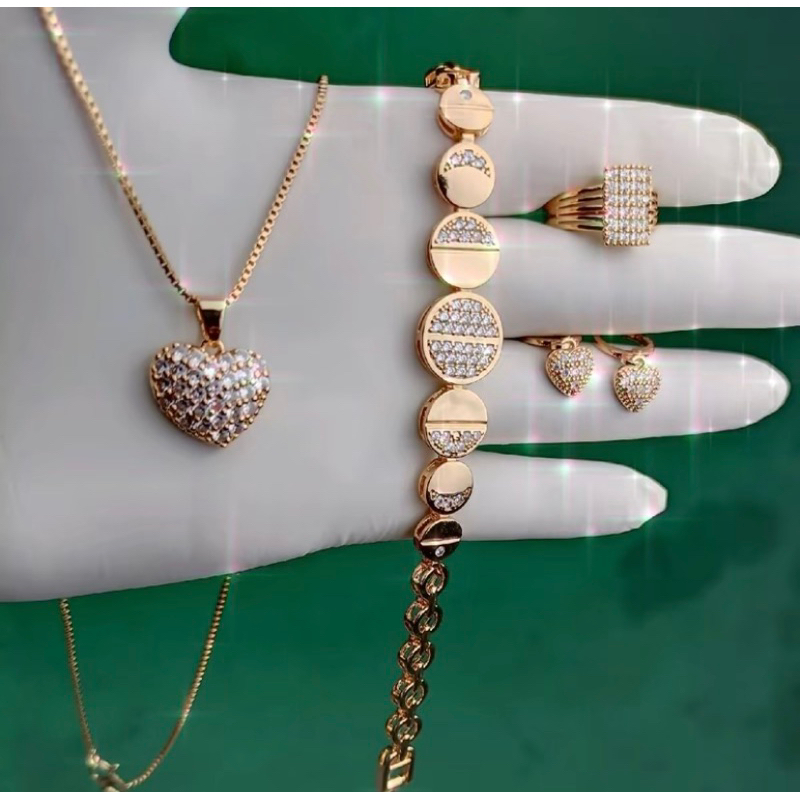 1 set perhiasan xuping aksesoris dewasa lengkap