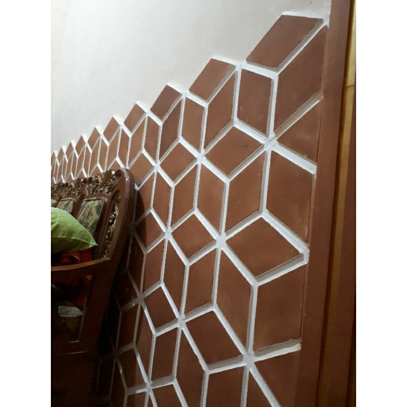 Cetakan wollding atau wallpaper panel dinding, bisa buat gypsum atau semen.