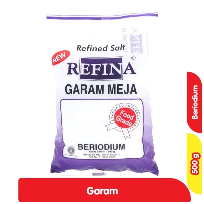 

Refina Garam Meja Beriodium 500 g