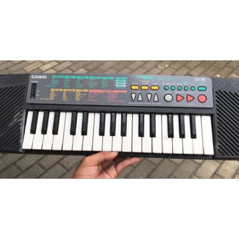 keyboard piano drumband casio sa 35