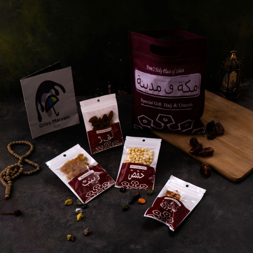 

Custom / Pilihan Maroon Pack series Paket Oleh Oleh Haji dan Umroh