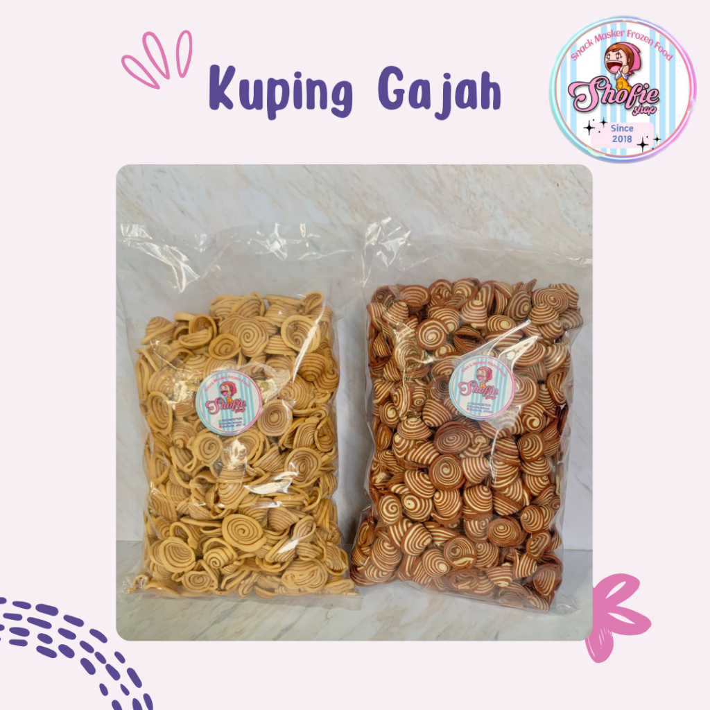 

Snack Kuping Gajah 250 gram