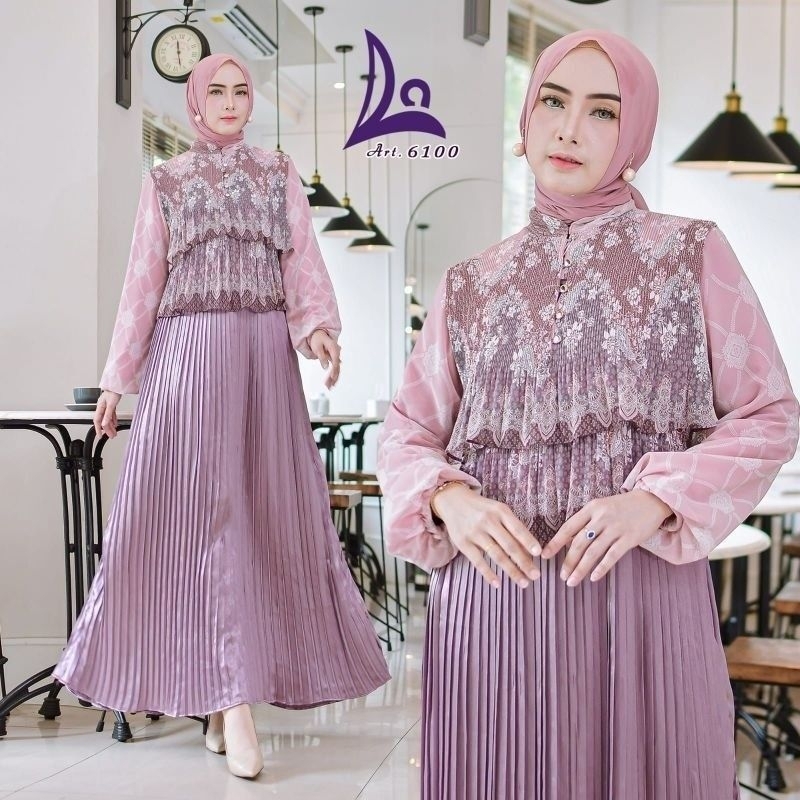 VIRAL PROMO...Baju gamis Baju Santai Baju trend muslimah kekinian