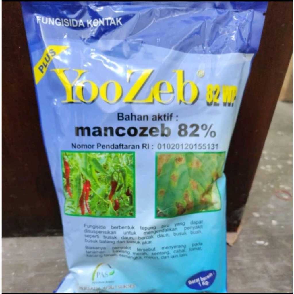 Fungisida YooZeb 82 WP Biru 1kg/ba.mankozeb biru