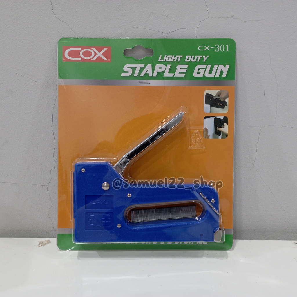 

Staples Gun Tacker / Guntacker / Stapler Tembak Jok Kayu COX CX-301