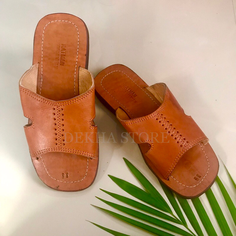 SANDAL KULIT PRIA/ SELOP PRIA KULIT SAPI ASLI MAGETAN