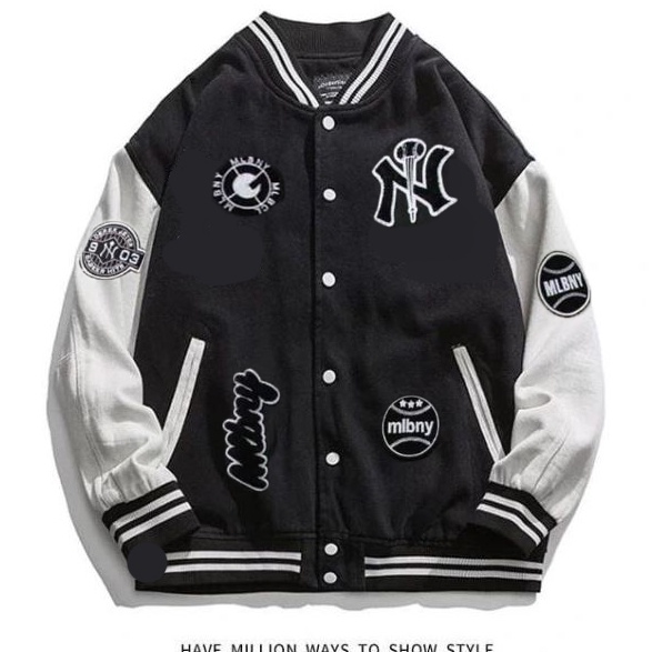 Big Deal JAKET VARSITY MLB NY BASEBALL MXXL  BISBOL KOREAN FASHION  DEWASA ANAK VARSITY JAKET