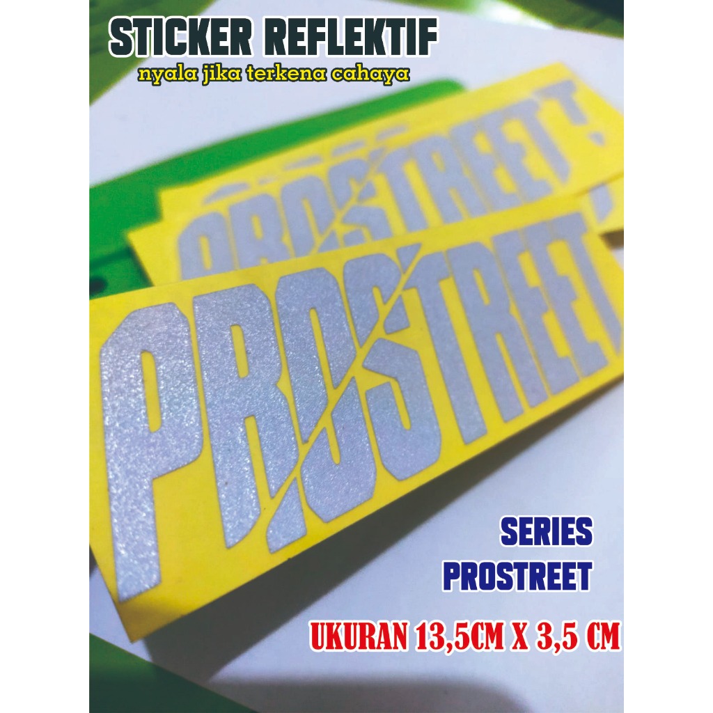 STICKER HELM & MOTOR CUSTOM ( PROSTREET)