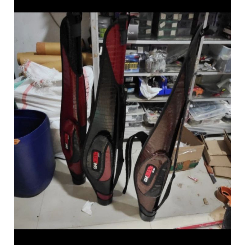 Tas pancing mangkok 100 cm sisik ST100 sisik kulit