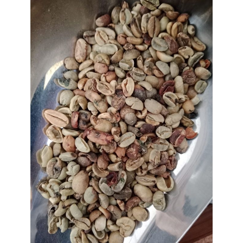 

green Bean - biji kopi Arabika Aceh Gayo natural grade 3 ( kopi cuan ) 1kg