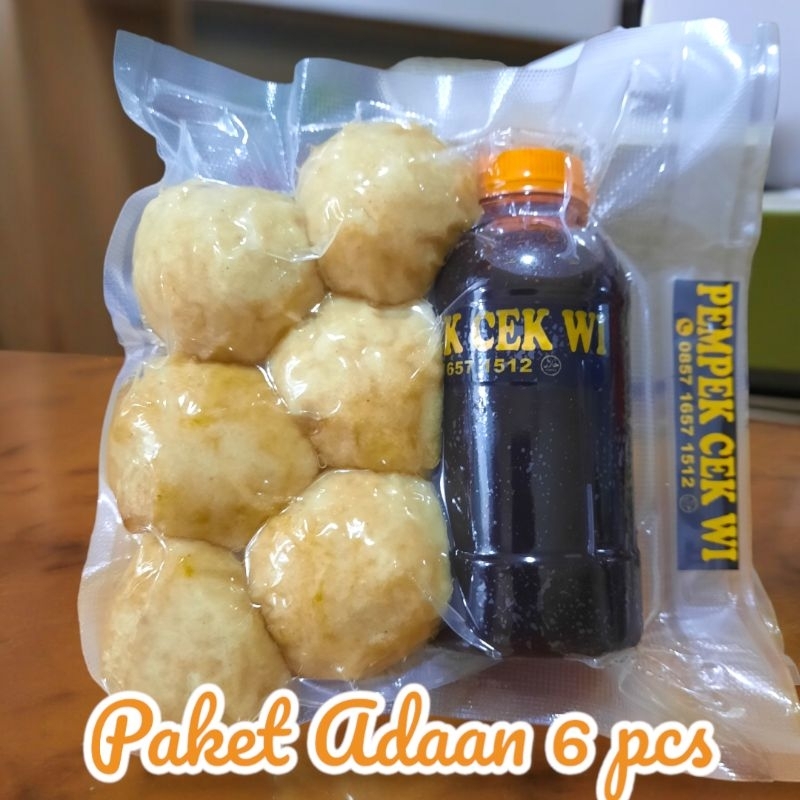 

Pempek Adaan Paket 6 Pcs + Cuko 150ml- Vacum Frozen - PEMPEK CEKWI