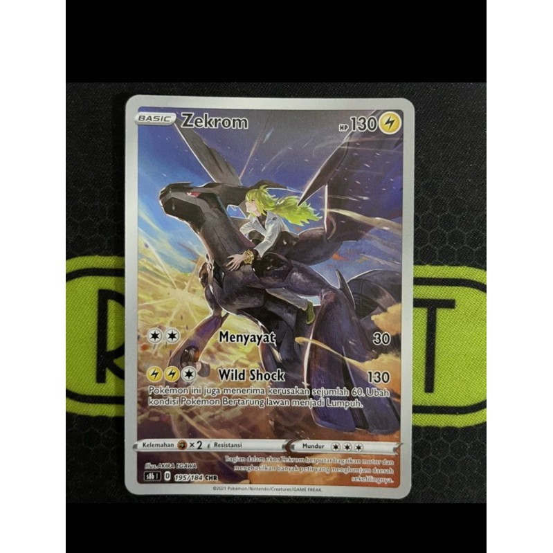 Zekrom CHR 195/184, Pokemon TCG Indonesia