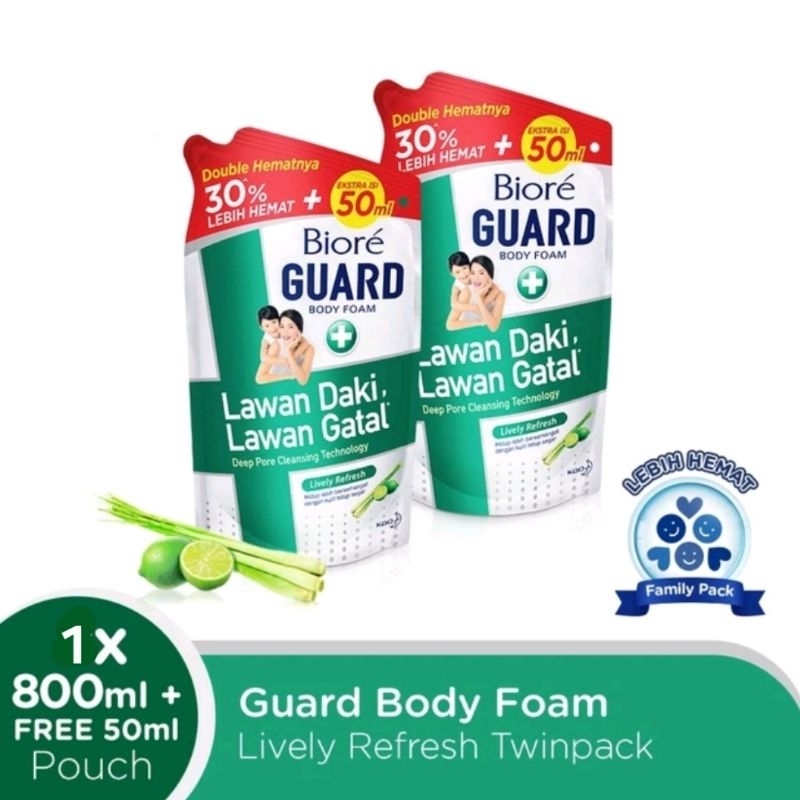 Biore Guard Lively Refresh 800ml / Biore Guard Hijau 800ml / Biore Guard / Biore