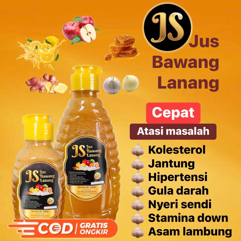 

JS Jus Bawang Lanang Alami Bermanfaat Untuk Kolesterol