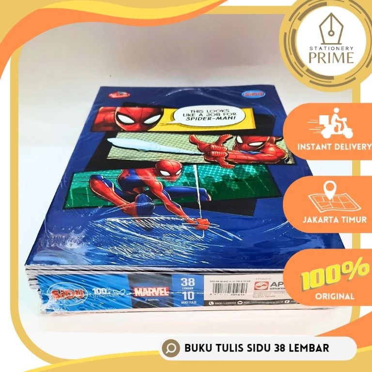 

Buku Tulis Sinar Dunia SIDU 38 Lembar 1 Pack isi 1 Buku ART H7V5