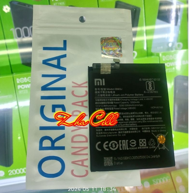 Battery Baterai Xiaomi Mi8 Lite Mi 8 Lite  Mi8X BM3J Original