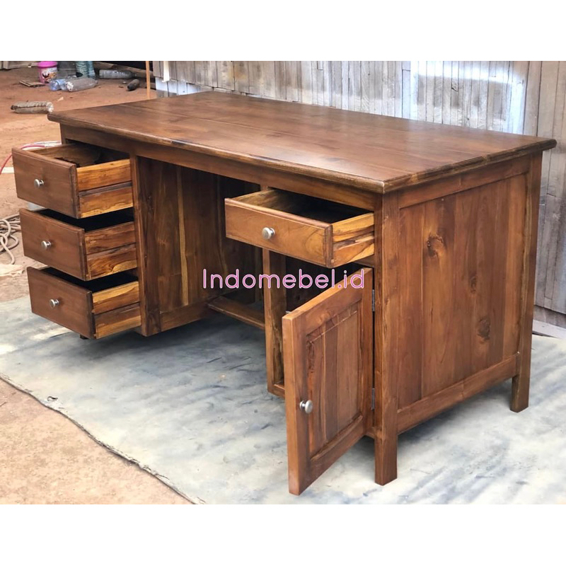Meja Kantor Jati Minimalis Meja Direktur Jati