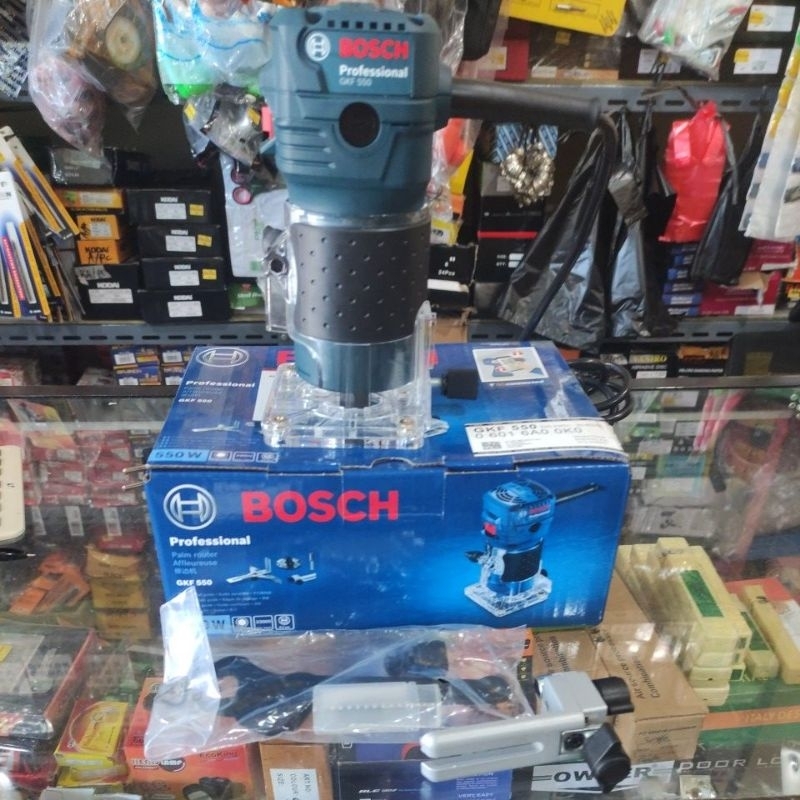 Mesin Profil Router Trimmer Kayu BOSCH GKF 550 / mesin list kayu BOSCH / mesin router