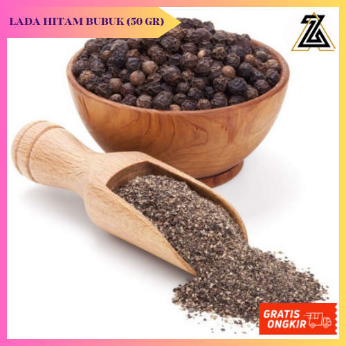 

BUMBU REMPAH DAPUR LADA HITAM BUBUK 50 GRAM MURNI ORIGINAL LADA HITAM BUBUK MERICA BLACK PAPER TERMURAH TERLARIS