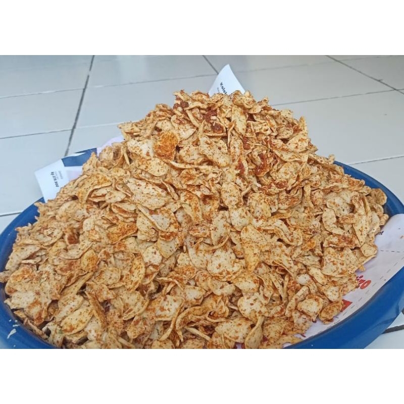 

keripik/kerupuk/basreng pedas daun jeruk TAK OTAK KRIUKK MAH DEVIN 100gram