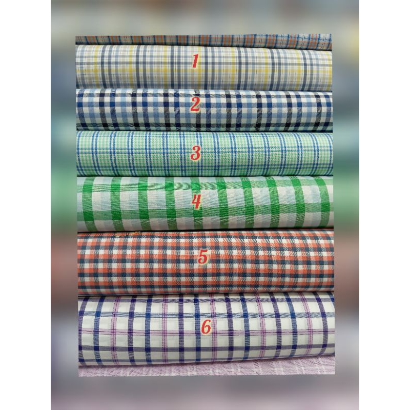 New..katun jepang/katun yandet kotak_kain kemeja formal/casual terbaru