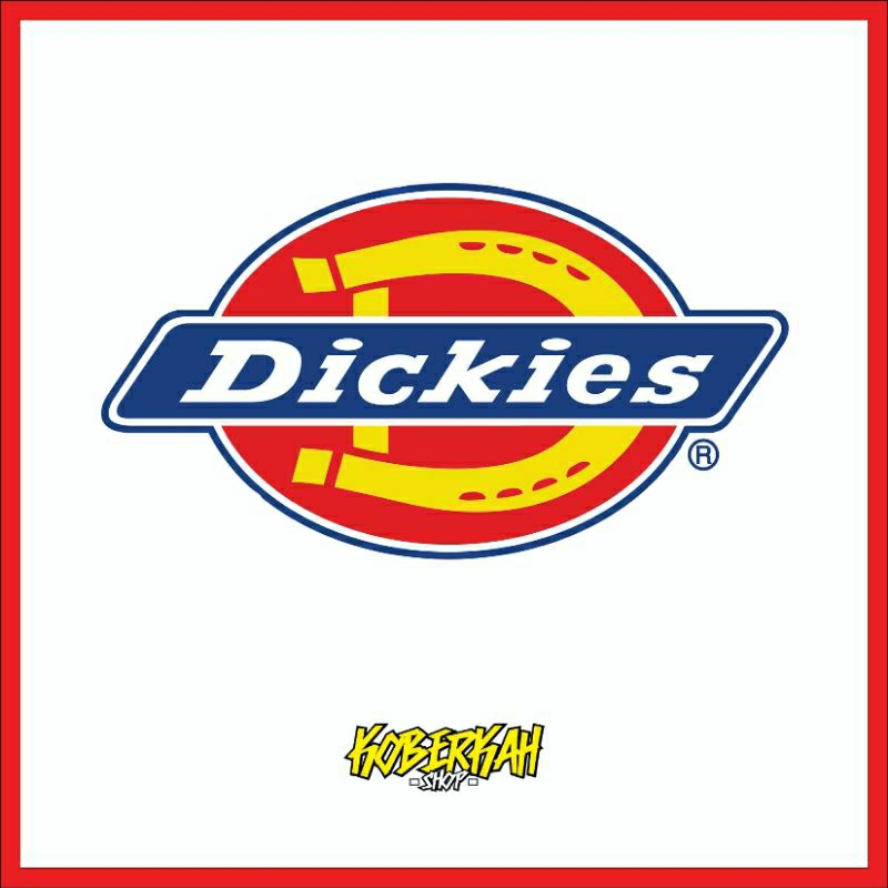 

stiker dickies loho brand cloting merk keren