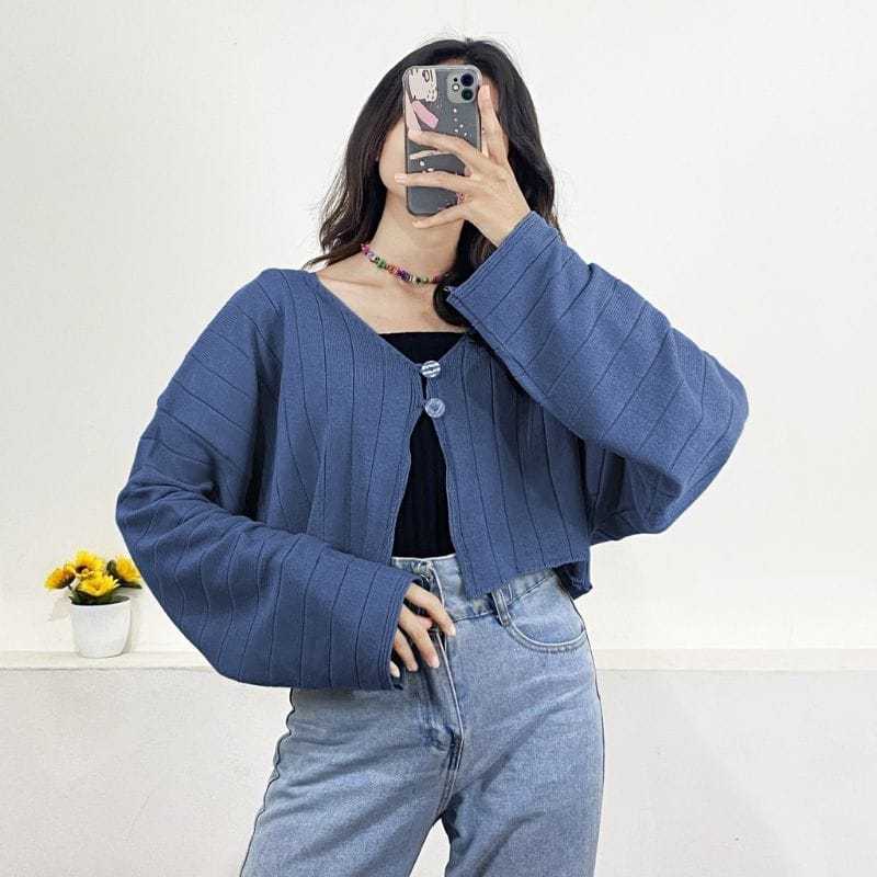 CLARISSA OUTER RAJUT WANITA LENGAN PANJANG / RAJUT TEBAL