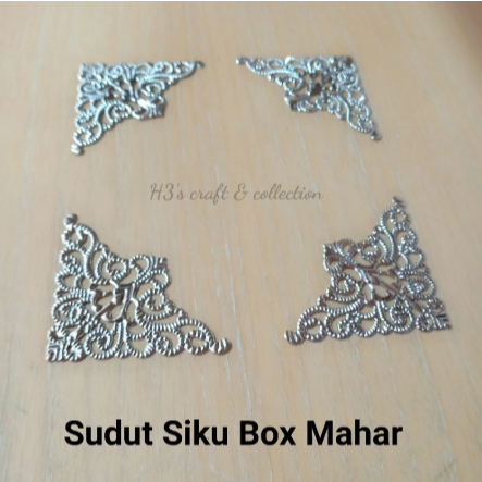 Ready Gold Lempeng Sudut Siku Hantaran Hiasan Box Hantaran / Siku Hantaran / Siku Box / Siku hiasan 