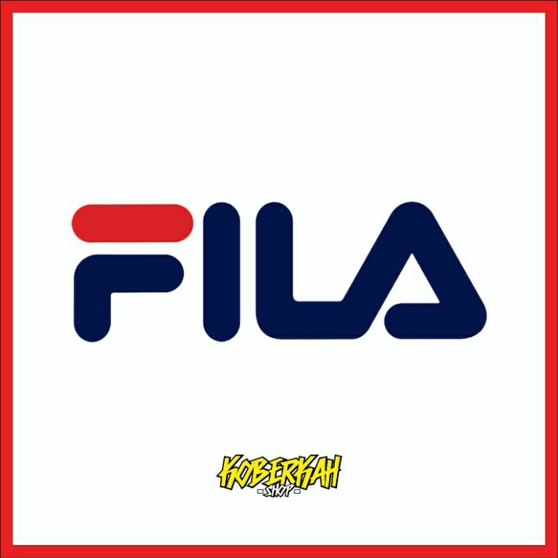 

stiker logo brand fila