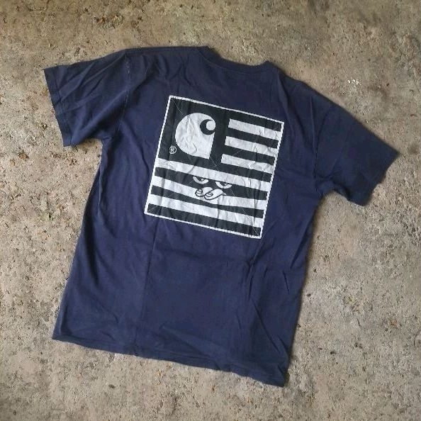 Kaos Tshirt Carhartt Incognito State Flag Big Flag Second