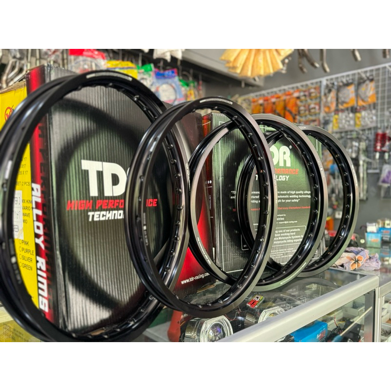 VELG LINGKAR TDR HITAM GILAP RING 17 UKURAN 140 160 185 BLACK GLOSSY