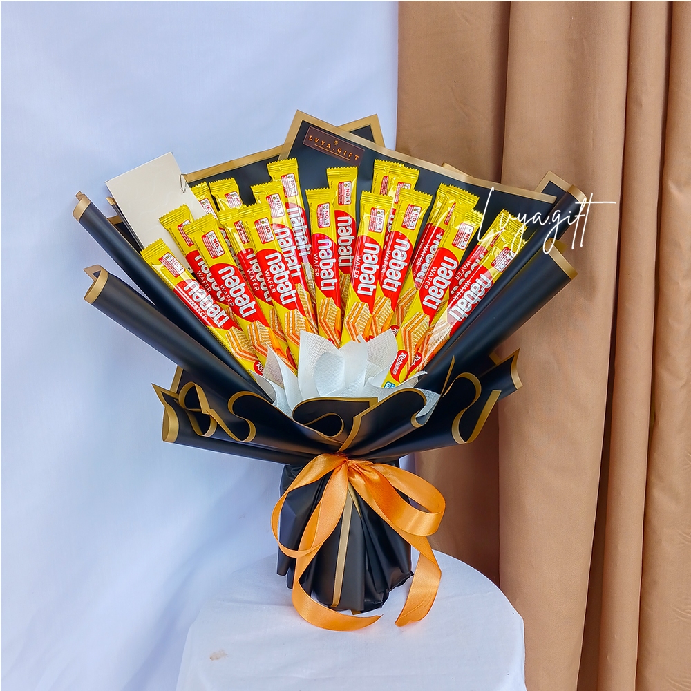 

LVYA.GIFT 4311.38 BUKET SNACK FULL NABATI WAFER LONG KEJU PREMIUM