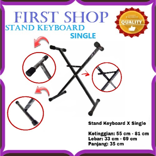 Stand Single Keyboard / Kaki Single Keyboard / Stand Piano
