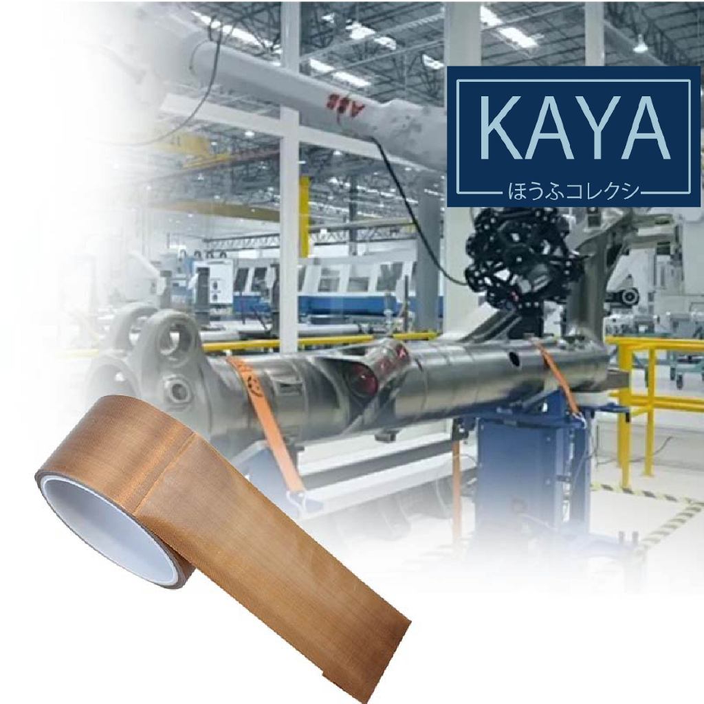 Kertas Teflon Mesin Press Teflon Anti Lengket Lakban Isolasi Teflon Heat Tape 10m Teflon Tape