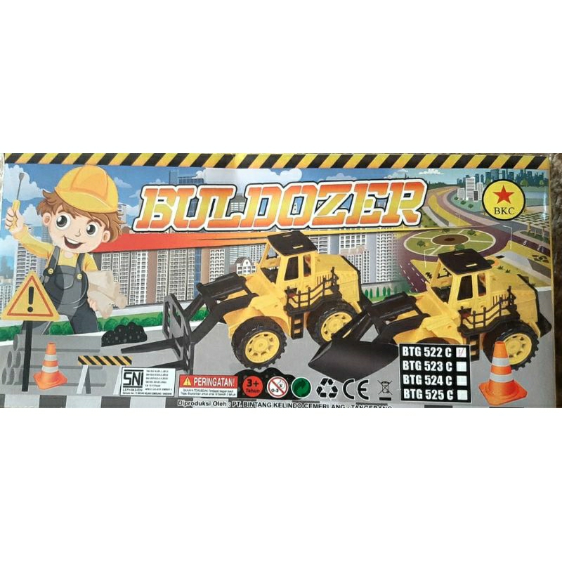 Mainan anak murah mobil buldozer