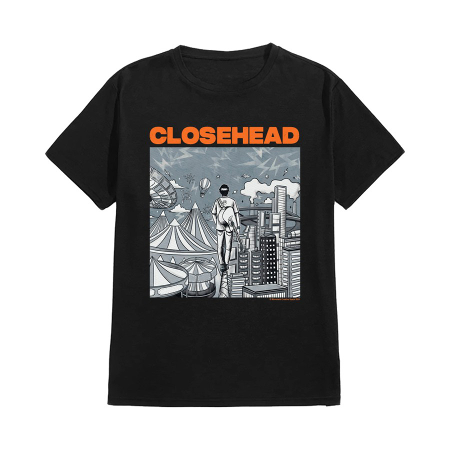 Kaos Closehead Band Tshirt 100% Cotton