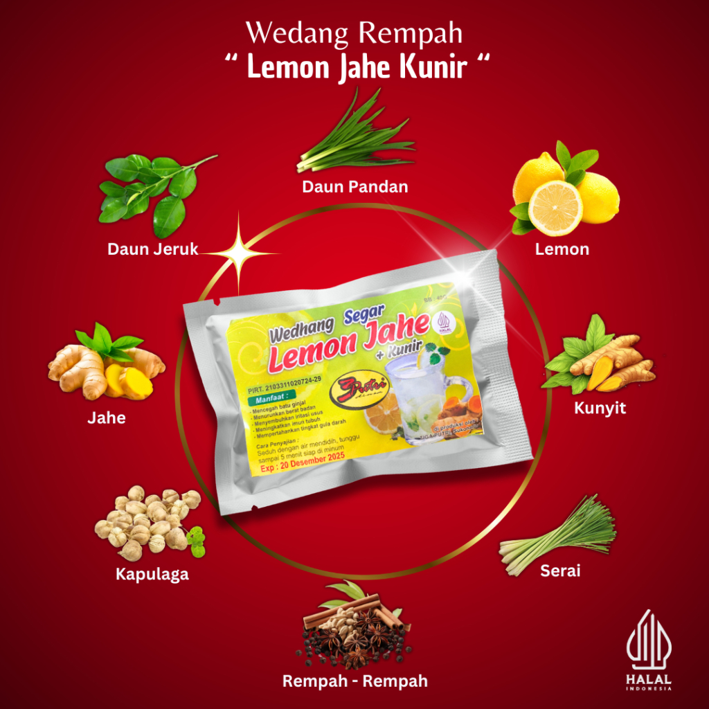 

LEMON JAHE KUNIR 3 PUTRI (ISI 10 BKS)